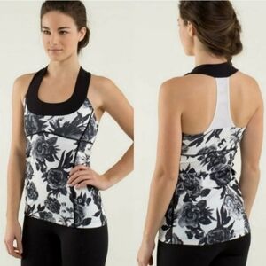 Lululemon Scoop Neck Tank *Luan Brisk Bloom